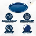thumbnail image 4 of Impresserve 10" Edge Collection Disposable Dark Blue Plates - 10 Count, 4 of 10