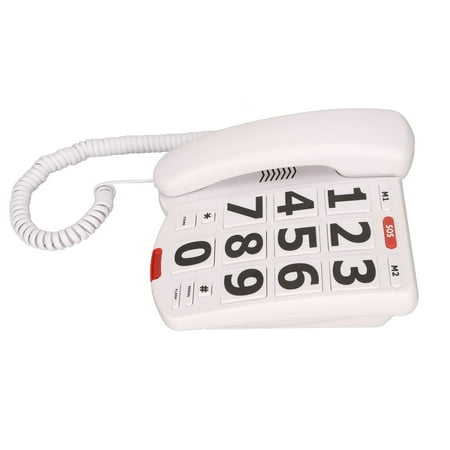 Big Button Phone For Seniors, Adjustable Lound Volume Corded Phone