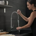 thumbnail image 2 of Delta 9659T-DST Trinsic, Single Handle Pull-Down Spring Spout Kitchen Faucet with Touch2O Technology, Chrome, 2 of 5