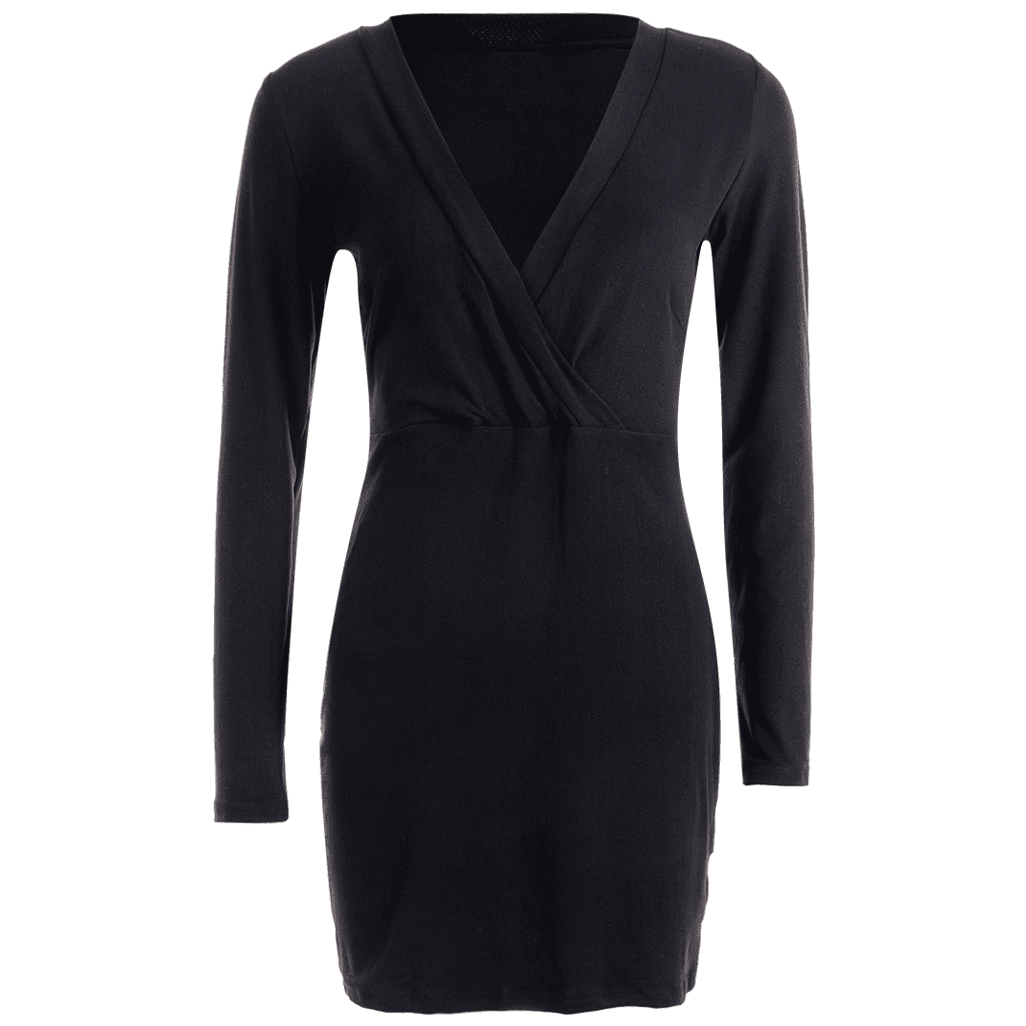 v neck jumper dress