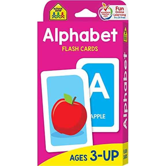 School Zone Alphabet Flash Cards (Revised edition) (Hardcover)