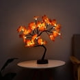 thumbnail image 3 of CM-TOP | Luces de árbol de bonsái, USB/batería interruptor táctil, luces de hadas cálidas, lámpara de árbol para decoración de bodas, Navidad y fiestas (luz cálida), lámpara de árbol otoño | 60 cm, 3 of 3