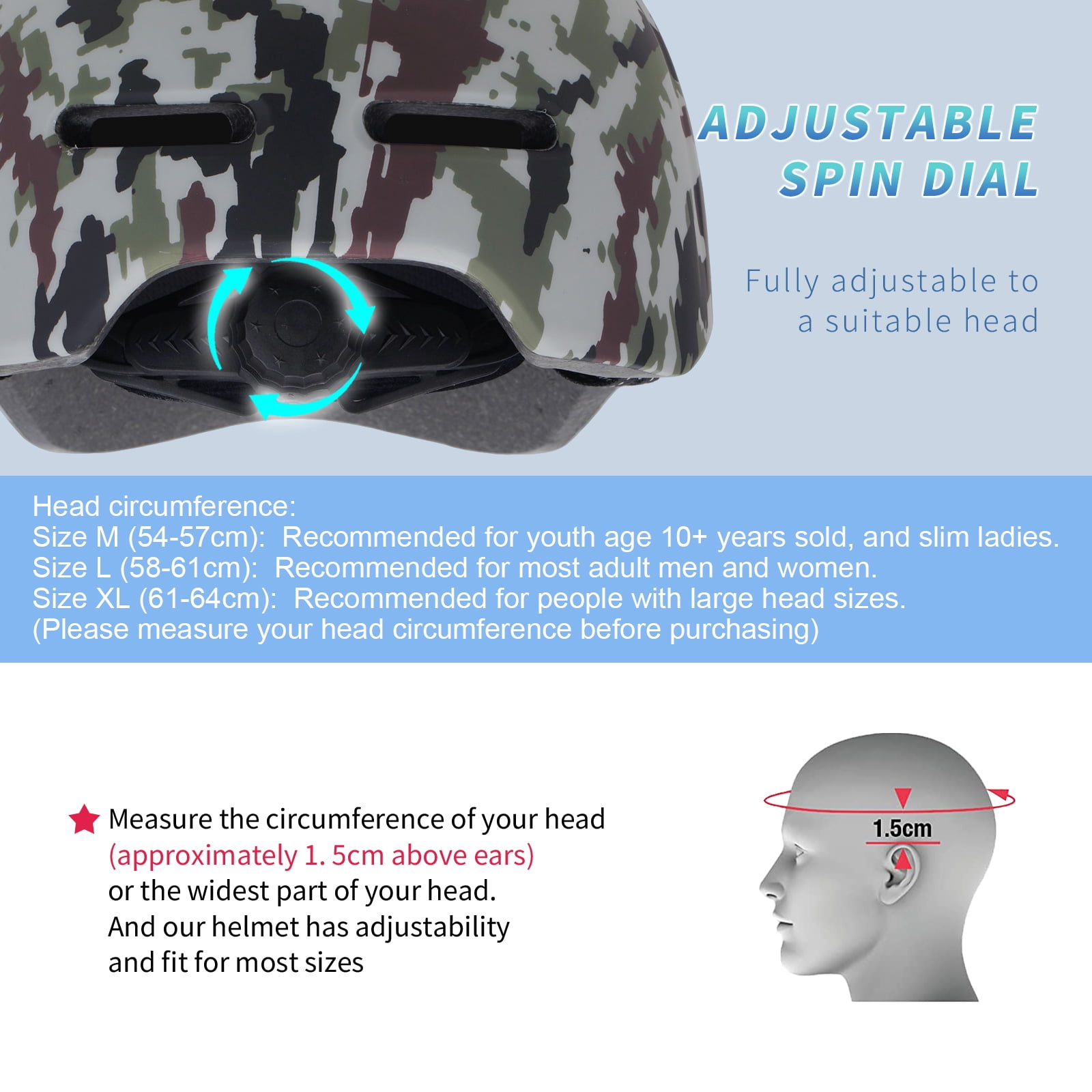Adult Bike Helmets for Men - Women Bicycle Helmet - Certified Comfort Lightweight Adjustable Baseball Cap Style Cycling Helmet for Urban Commuter Road Biking Scooter