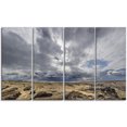 thumbnail image 2 of Sky and Stones under Dark Clouds - Landscape Artwork Canvas, 2 of 3