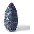 thumbnail image 2 of Foliage Frenzy Indoor/Outdoor Pillow with Removable Cover in Blue 18x18, 2 of 6