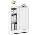 thumbnail image 1 of Gymax Bathroom Floor Cabinet w/2 Sliding Doors & Adjustable Shelves for Small Spaces, 1 of 10