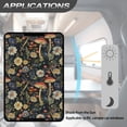 thumbnail image 5 of Yuyamidu Mushroom RV Door Window Shade Cover for Most RV Camper Daisy Travel Trailer Door Blackout Window Shade Trailer Privacy Door Window Protective Accessories, 5 of 7
