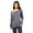 GREY ACID FLEECE, variant on Bella + Canvas Women's Sponge Fleece Wide Neck Sweatshirt , 7501 , SOLID WHT TRBLND , Medium