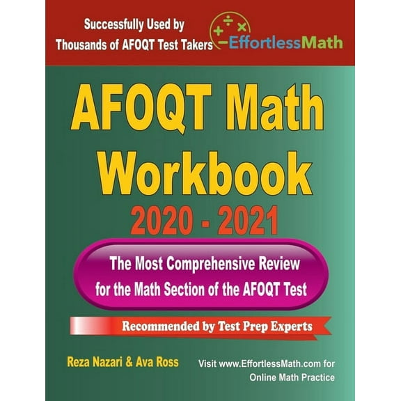 AFOQT Math Workbook 2020 - 2021 : The Most Comprehensive Review for the Math Section of the AFOQT Test (Paperback)