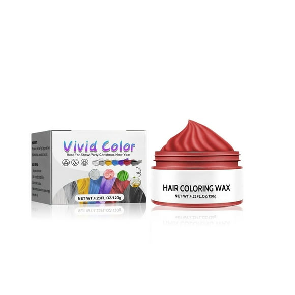 Cera para teñir el cabello, pomadas de cera de color, cera para teñir el cabello natural, crema de tinte para cosplay