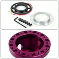 thumbnail image 4 of DNA Motoring HUB-ALU-N6-PP Aluminum Steering Wheel 6-Hole Hub Adaptor Kit (Purple) - 200ZX / 240SX / 300ZX / Sentra / Maxima, 4 of 4