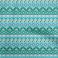 thumbnail image 1 of oneOone Cotton Cambric Light Blue Fabric African Tribal Craft Projects Decor Fabric Printed By The Yard 56 Inch Wide, 1 of 6
