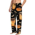 thumbnail image 2 of Easygdp Bee and Honey Men's Pajama Pant, Sleep Elastic Waistband Lounge Pants - Medium, 2 of 9