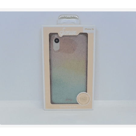 New OEM Sonix Clear Coat Glitter Rainbow Case For iPhone XR