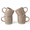 Brown, variant on Famiware 14oz Stoneware Coffee Mug, Service for 4, White