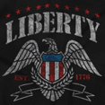 thumbnail image 2 of Americana Liberty USA Flag Patriot Hoodie Sweatshirt Women Men Brisco Brands S, 2 of 6