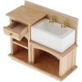 thumbnail image 2 of Diy 1:12 Escala Muñeca Muebles Baño Kit Fregadero, 2 of 5