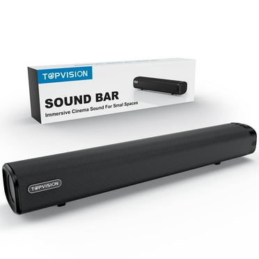 TOPVISION 80W Sound Bar for TV, 2.1Ch Sound bar with subwoofer, Wireless Bluetooth Surround Sound System, Home Theater Audio with HDMI/Optical/AUX, SL02