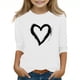 thumbnail image 2 of Blusas y camisas de manga larga con cuello redondo y estampado infantil, manga 3/4/cuello redondo tres cuartos, camisa y top para niños, top de poliéster para niños, 2 of 5