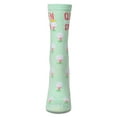 thumbnail image 2 of MeMoi Women's Queen Of The Green Rayon From Bamboo Crew Socks - Womens - Female, 9-11, Mint, 2 of 3