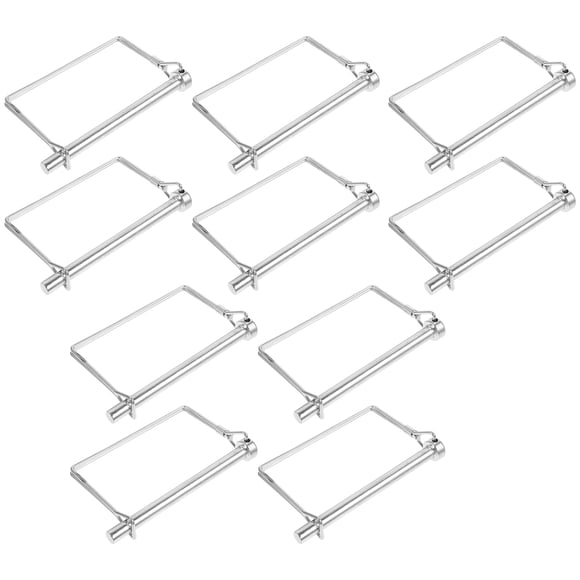 Phenofice 10Pcs Towing Hitch Pins Heavy Duty Stainless Steel Square Pins for Trailer Use