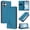 Blue, variant on For Apple iPhone 16 Pro Max 6.9" 【RFID Blocking 】Protective Purse Case Peony Strong Magnetic Attachment/Closure, Card Slots/Pocket, PU Leather Flip Wallet Case,Blue,For iPhone 16 Pro Max