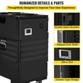thumbnail image 6 of VEVOR  Insulated Food Pan Carrier Front Load Catering Box w/ Wheels 109 Qt Black, 6 of 9