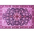 thumbnail image 1 of Ahgly Company Indoor Rectangle Medallion Purple Traditional Area Rugs, 7' x 10', 1 of 4