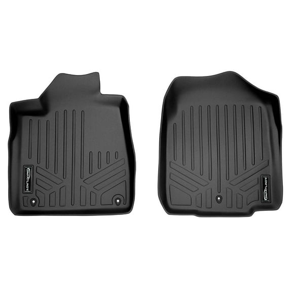 SMARTLINER Custom Fit Floor Mats 1st Row Liner Set Black Compatible With 2007-2013 Acura MDX - All Models