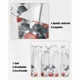 thumbnail image 5 of Swag Curtains, Watercolor Flowers Plants Hand Painted Rod Pocket Kitchen Curtains Valances Tier Curtains Swag Valance Curtains for Bedroom Living Room 36" x 45", 2 Panels, 5 of 6
