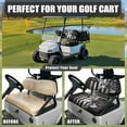 thumbnail image 5 of POLERO Silver Eagle USA Flag Golf Cart Seat Protector Easy to Install Ezgo Txt Front and Back Seat Cushion Cover for Golf Cart Decorations All Seasons, 5 of 8