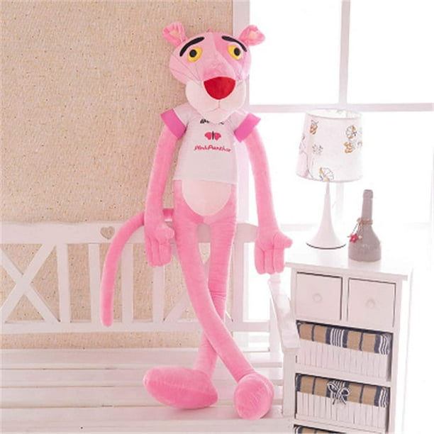Pantera rosa Pantera de peluche juguetes de peluche juguete suave Pink Leopard Kawaii Regalo para niños con ropa Brithdays Regalos de fiesta White White Xishao Juguetes