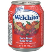 Welchito Fruit Punch Juice Drink, 7.5 Fl. Oz.