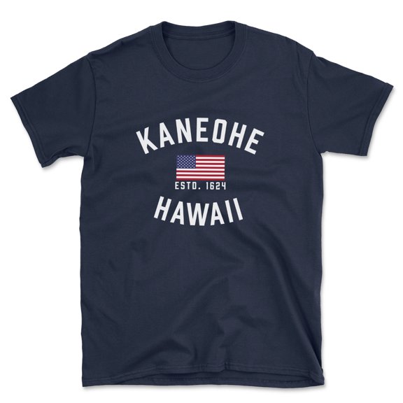 Kaneohe Hawaii Patriot Men's Cotton T-Shirt