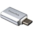 thumbnail image 1 of Visiontek USB-C to USB-A Male or Female Plug Adapters - Gris, 1 of 2