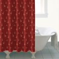 thumbnail image 4 of Red Christmas Deer Pattern Shower Curtain 72"x84" ,Bathroom Decorative Shower Curtains Set with 12 Hooks,Modern Waterproof Washable Shower Curtain, 4 of 6
