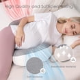 thumbnail image 3 of Almohada de embarazo Chilling Home para dormir, color gris, 3 of 8