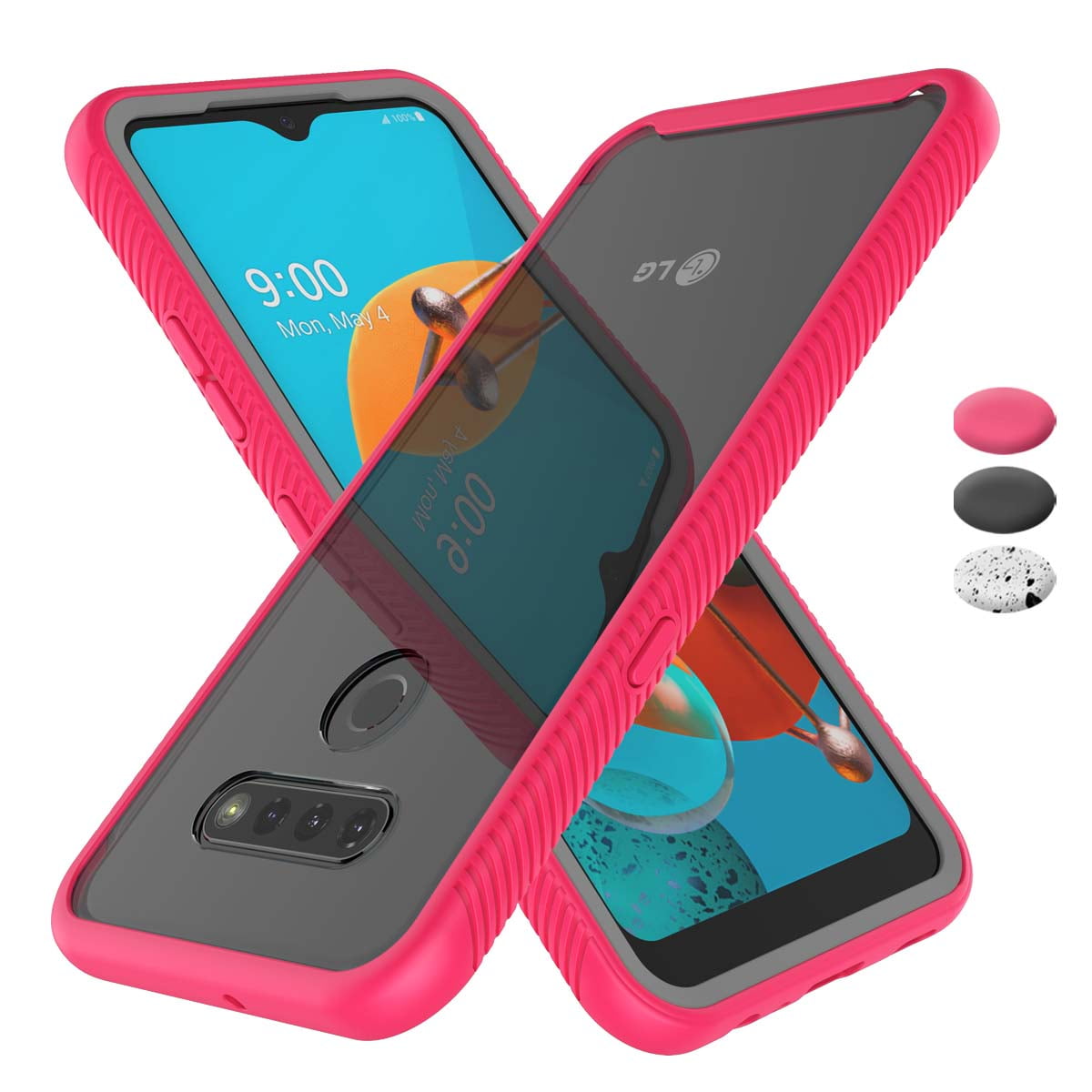 LG K51 Case, LG K51 Cover,Takfox Shock Absorbing Rugged Shockproof Anti ...