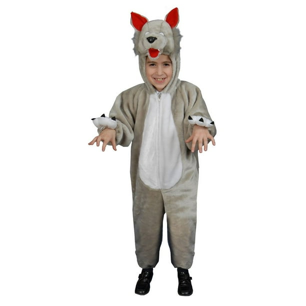 Disfraz de lobo americano para niños de Halloween (niños pequeños de 2 años)