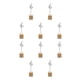 thumbnail image 3 of Naiovety Base de Lugar Titular de la tarjeta Buffet Reserva Picture Clip Stand Vacaciones Banquetes de bodas Fiesta Ajuste de la Decoraciones Nota musical 10piezas Naiovety CBP190132, 3 of 6