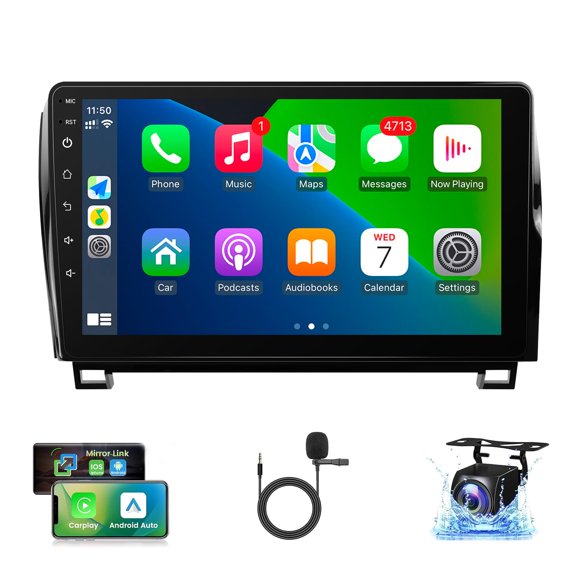 Radio de coche Android Naifay con pantalla IPS de 10,1 pulgadas para Toyota Tundra