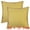 Yellow, variant on Unique Bargains Linen Pillow Covers Solid Color Throw Pillow Covers for Home Sofa 1 Pair Khaki 18" x 18"