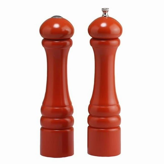 Chef Specialties - 10900 - Autumn Hues - 10 Inch - Pepper Mill And Salt Shaker Set - Butternut Orange