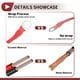 thumbnail image 2 of Cable de inversor de batería de 150 cm 12 AWG 3/8" 5/16" Cable de batería de cobre estañado rojo OT Tipo 1 Pc, 2 of 7