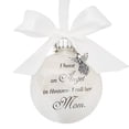 thumbnail image 3 of SMKE Feather Angel Memorial Glass Ornament,I Have an Angel in Heaven,Engraved Spherical Pendant,Sympathy Remembrance Feather,Comfort Gift Grieving, 3 of 9
