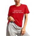 thumbnail image 2 of Daisyyozoid T-Shirt Joyeuse Fête des Mères pour Femmes Col Rond Imprimé Lettre Manches Courtes Décontracté, 2 of 5