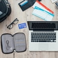 thumbnail image 2 of Shisuyan Charging Cable Organizer Electronics Storage Case Black 1Pcs, 2 of 8