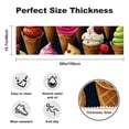 thumbnail image 2 of Ice Cream Kitchen Mat Runner Rug Rubber Mat Rectangular 15.7"x59" Washable Absorbent, 2 of 6