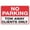 Warning Sign 3, variant on No Parking Turning Bay Sign Funny Decor For House Door Office Business Yard,Metal Aluminum Rust Free Sign - 8"x12", Pre-Drilled Holes, Weather Resistant