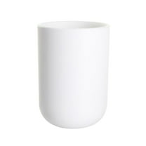 WHAMVOX PP Tooth Mug Tumbler Cups Creative Japanese Style Home Bathroom Cups (White)